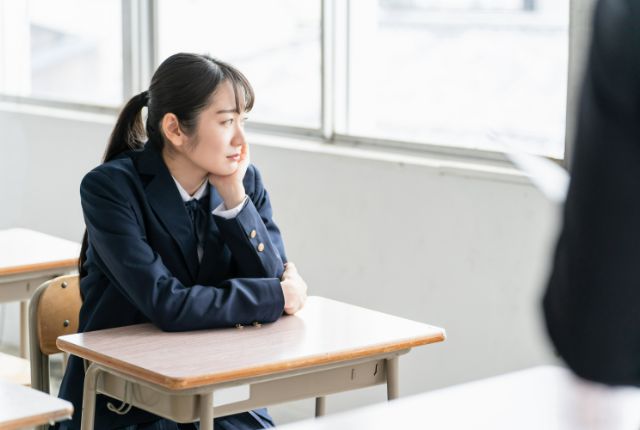 落ち込む人
