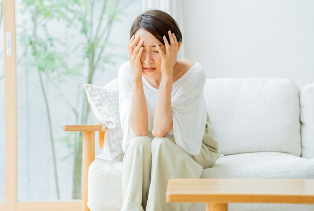 落ち込む人