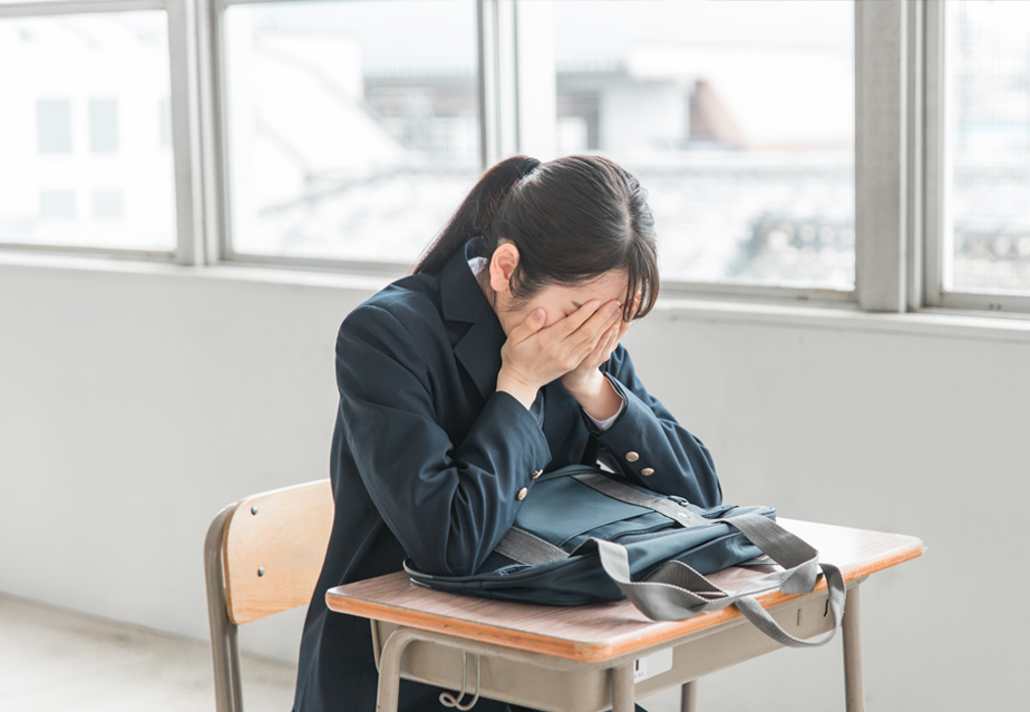 落ち込む人